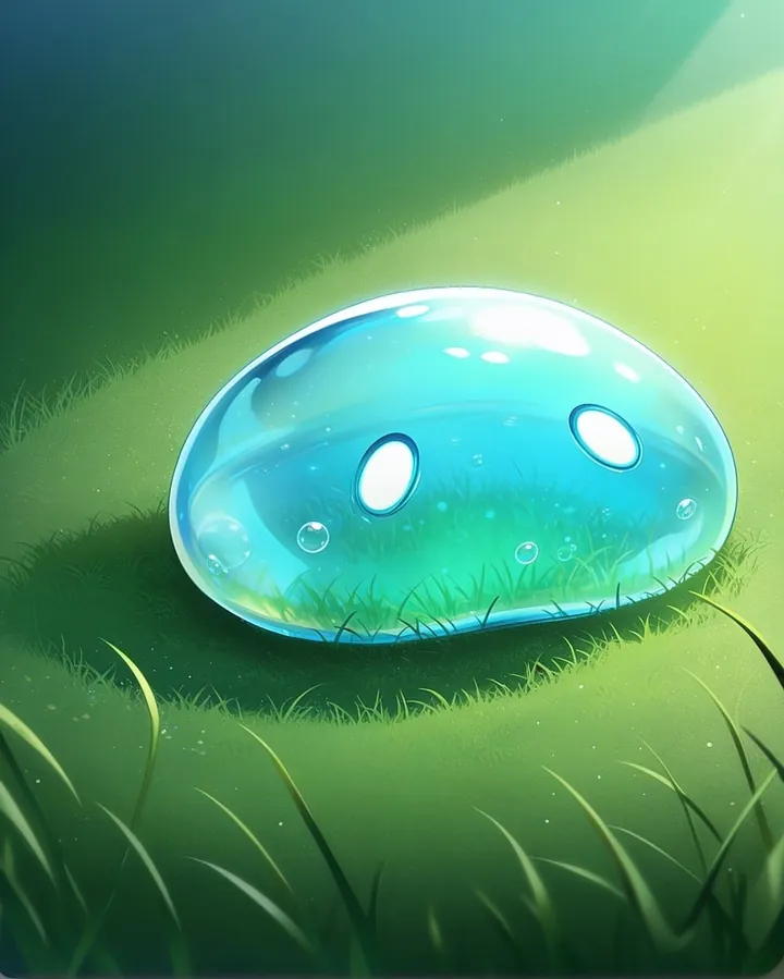 Wait... Am I a tutorial SLIME?!, immagine di copertina su OurDream